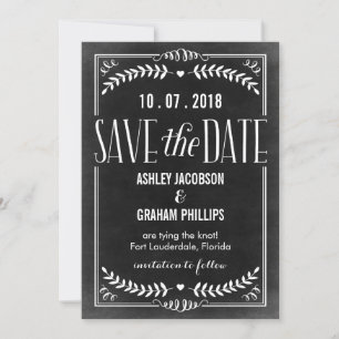 Schöne Liebe Save the Date Karte