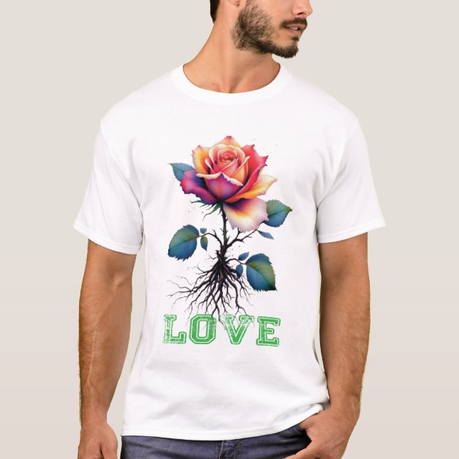 Schöne Liebe T-Shirt (Vorderseite)
