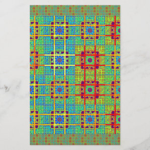 Schöne, liebevoll gestaltete Maya-Ethan Print Vekt Briefpapier