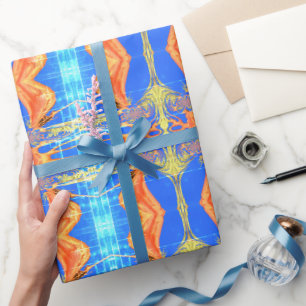 Schöne, liebliche afrikanische Stammesdruck-Vektor Geschenkpapier