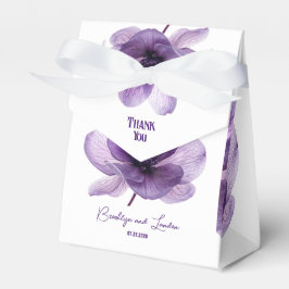 Schöne Lila Blume Hochzeit Geschenkschachtel