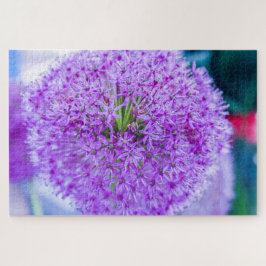 Schöne lila Blume Puzzle
