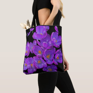 Schöne lila Frühlings-Krokusse Floral