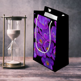 Schöne Lila Frühlingskurven Kleine Geschenktüte