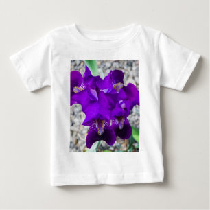 Schöne lila Iris Baby T-shirt