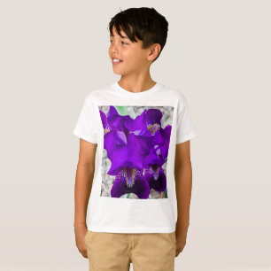 Schöne lila Iris T-Shirt