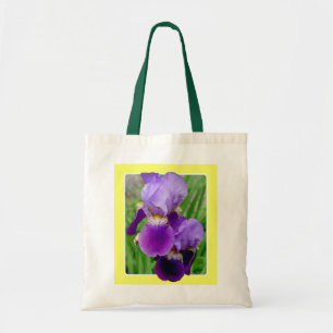 Schöne lila Iris-Tasche 2 Tragetasche