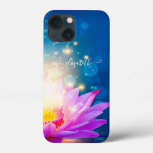 Schöne lila Lotusblume, See, Blau, Zen Case-Mate iPhone Hülle