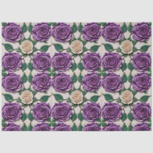 Schöne Lila Rose Moderne Sammlung Seidenpapier