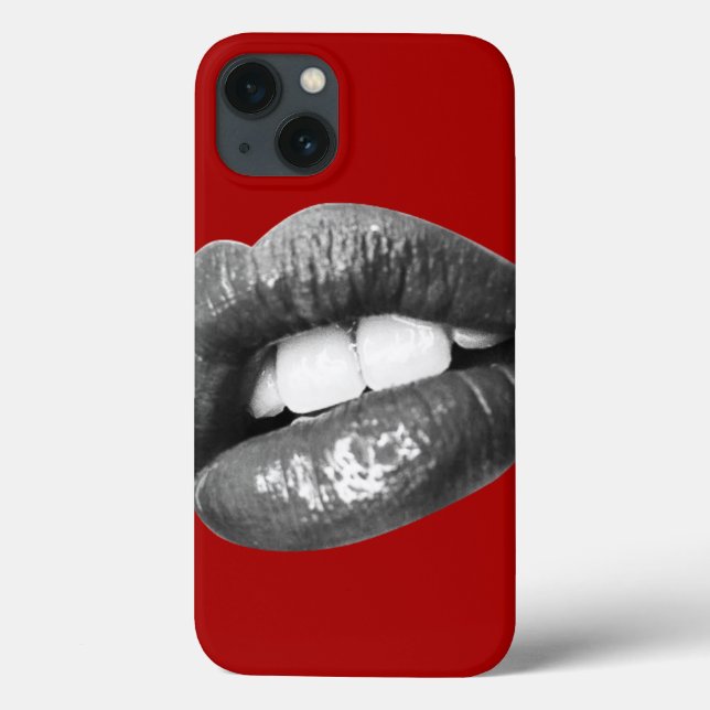 Schöne Lippen Case-Mate iPhone Hülle (Rückseite)