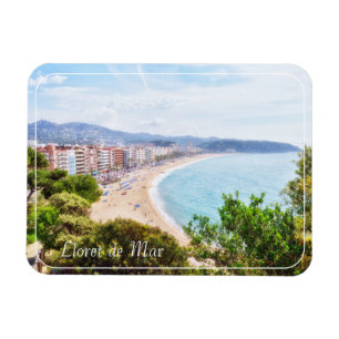 Schöne Lloret de Mar Panoramabilder Reise Magnet