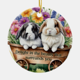Schöne Lop Bunny Rabbit Hübsche Dekoration