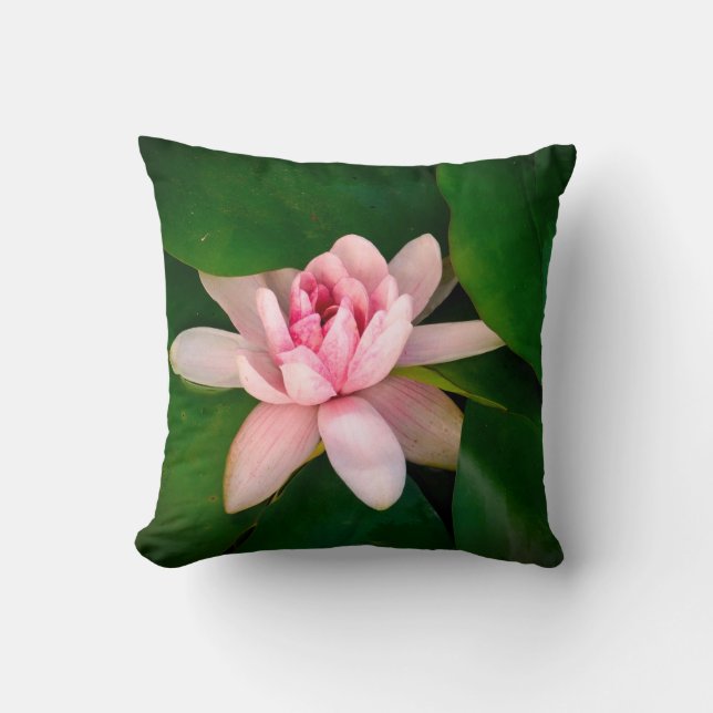 Schöne Lotus Blume Blossom Kissen (Vorderseite)
