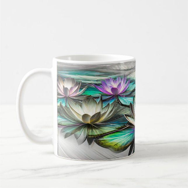 Schöne Lotus Blume Tasse (Links)