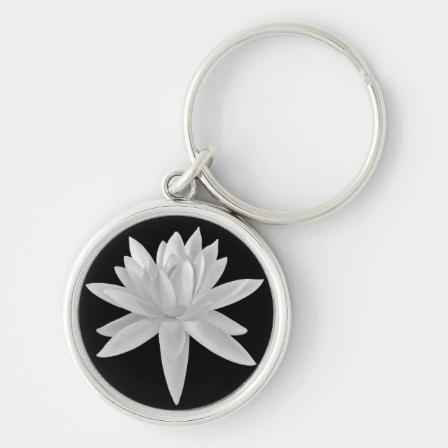 Schöne Lotus Cool Trendy Schlüsselanhänger (Vorne)