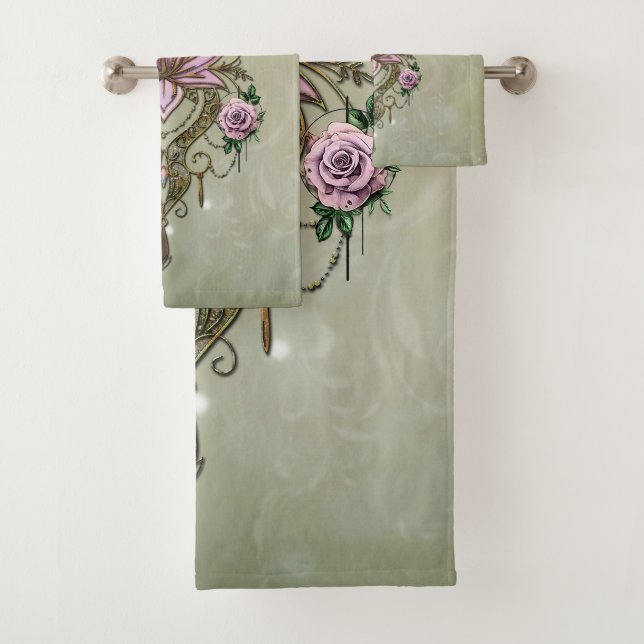 Schöne Lotusblüte Badhandtuch Set (Insitu)
