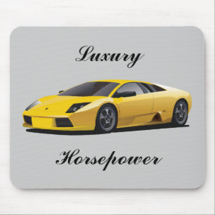Schöne Luxus-Sportwagen-Maus Mat Mousepad