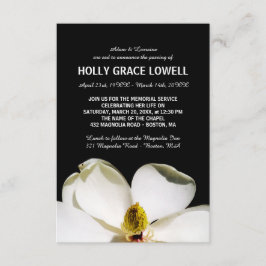 Schöne Magnolia-Gedenkstätte RSVP Karte
