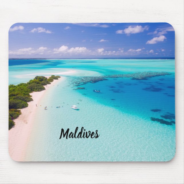 Schöne Malediven Mousepad (Vorne)