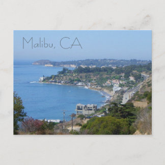 Schöne Malibu Küste Postkarte! Postkarte