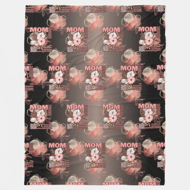 Schöne Mama-Auswahl überall Fleecedecke (Vorderseite)