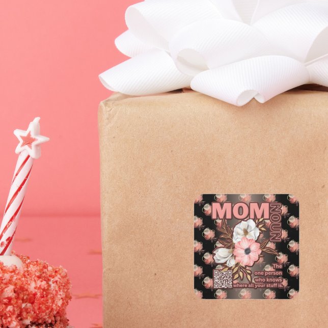 Schöne Mama-Auswahl überall Quadratischer Aufkleber (Von Creator hochgeladen)