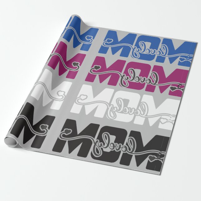 Schöne Mama Geschenkpapier (Ungerollt)