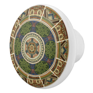 Schöne Mandala Keramikknauf
