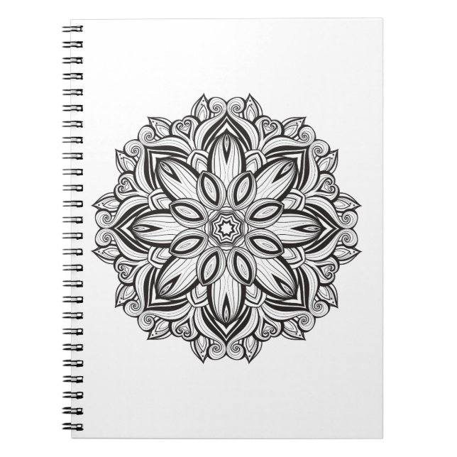 Schöne Mandala Notizblock (Vorderseite)