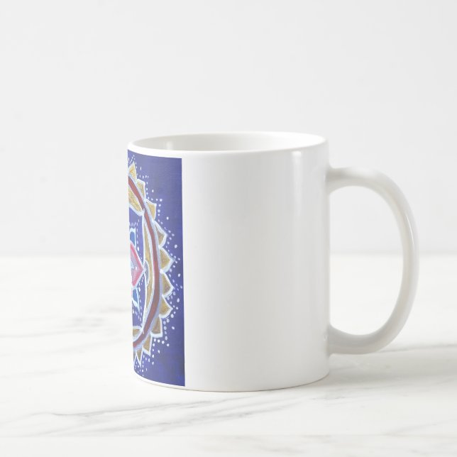 Schöne Mandala White 325 ml Classic White Tasse (Rechts)
