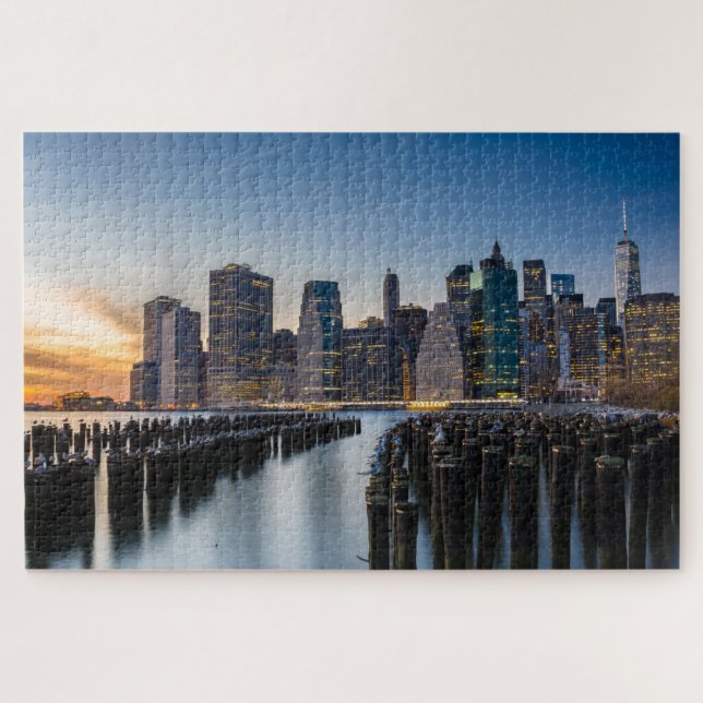 Schöne Manhattan Skyline Puzzle (Horizontal)