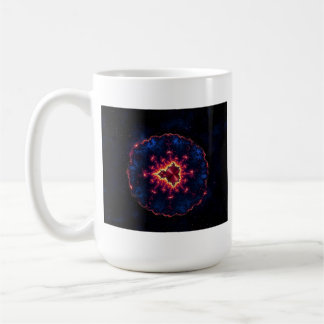 Schöne manipulierte Mandelbrot-Fraktal Kaffeetasse