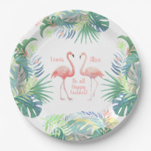 Schöne Märchen für zwei Flamingo Tropical Blume