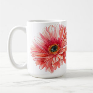 SCHÖNE MARGARITE Wasserfarben-Margariten rosa Kaffeetasse