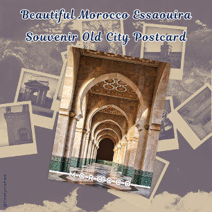 Schöne marokkanische Fes Medina Architektur Postkarte