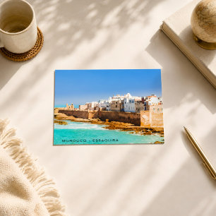 Schöne Marokko Essaouira Altstadt Architektur Postkarte
