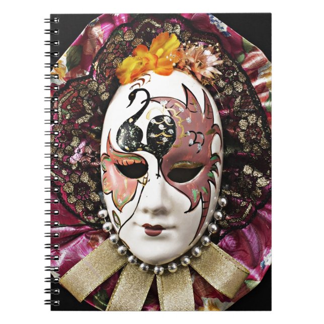 Schöne Maske Notizblock (Vorderseite)