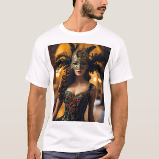 "Schöne Maske: T - Shirt der Männer von Frauen Ins