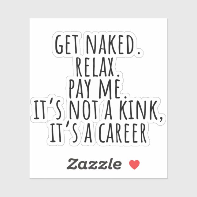 Schöne Massagetherapie Aufkleber (Blatt)