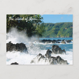 Schöne Maui Coastline Postkarte