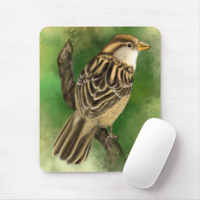 Schöne Maus Pad Little Sparrow Mousepad (Mit Mouse)