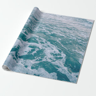 Schöne Meer Marmor Wellen Texturhipster,Hintergrun Geschenkpapier