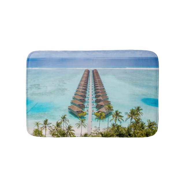 Schöne Meereslebewesen Badematte (Vorderseite)