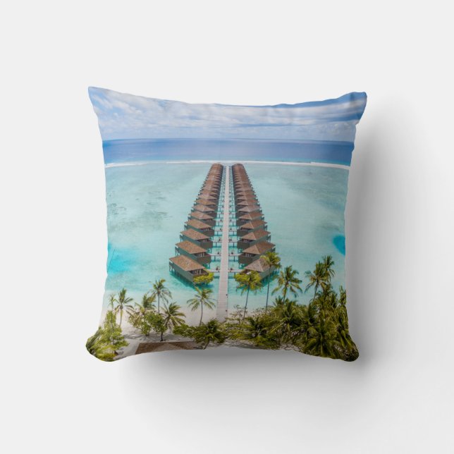 Schöne Meereslebewesen Kissen (Vorderseite)