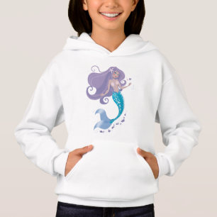 Schöne Meerjungfrau Hoodie-Strickjackekleidung f Hoodie