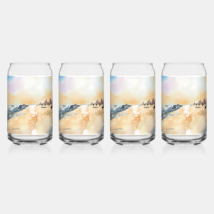 Schöne Meerseite in Ölgemälde Dosenglas