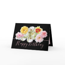 Schöne mehrfarbige Rose Floral Bouquet Geburtstag