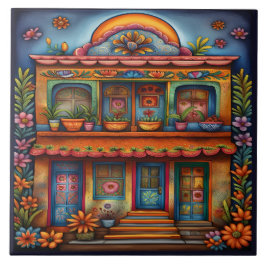 Schöne mexikanische Kunst Fliese