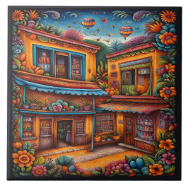 Schöne mexikanische Kunst Fliese