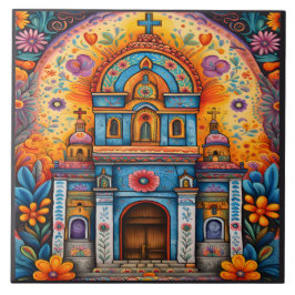 Schöne mexikanische Kunst Fliese